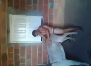 Dude is going to fuck a beast from behind
